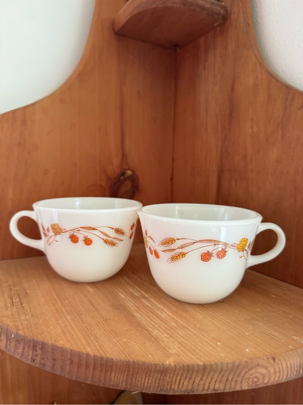 Pyrex harvest Home coffee cups – set of two